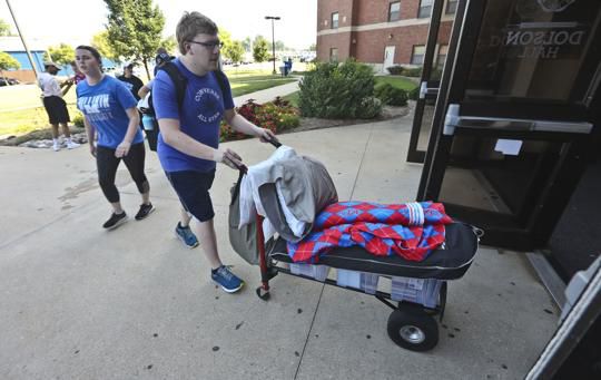 August 19, 2019: They're back: Millikin University campus buzzing with activity as students settle in